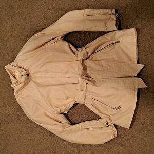 Pink, raincoat by Andrew Marc. Like new condition,  size small.